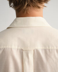 Relaxed Fit Baumwoll Seiden Hemd