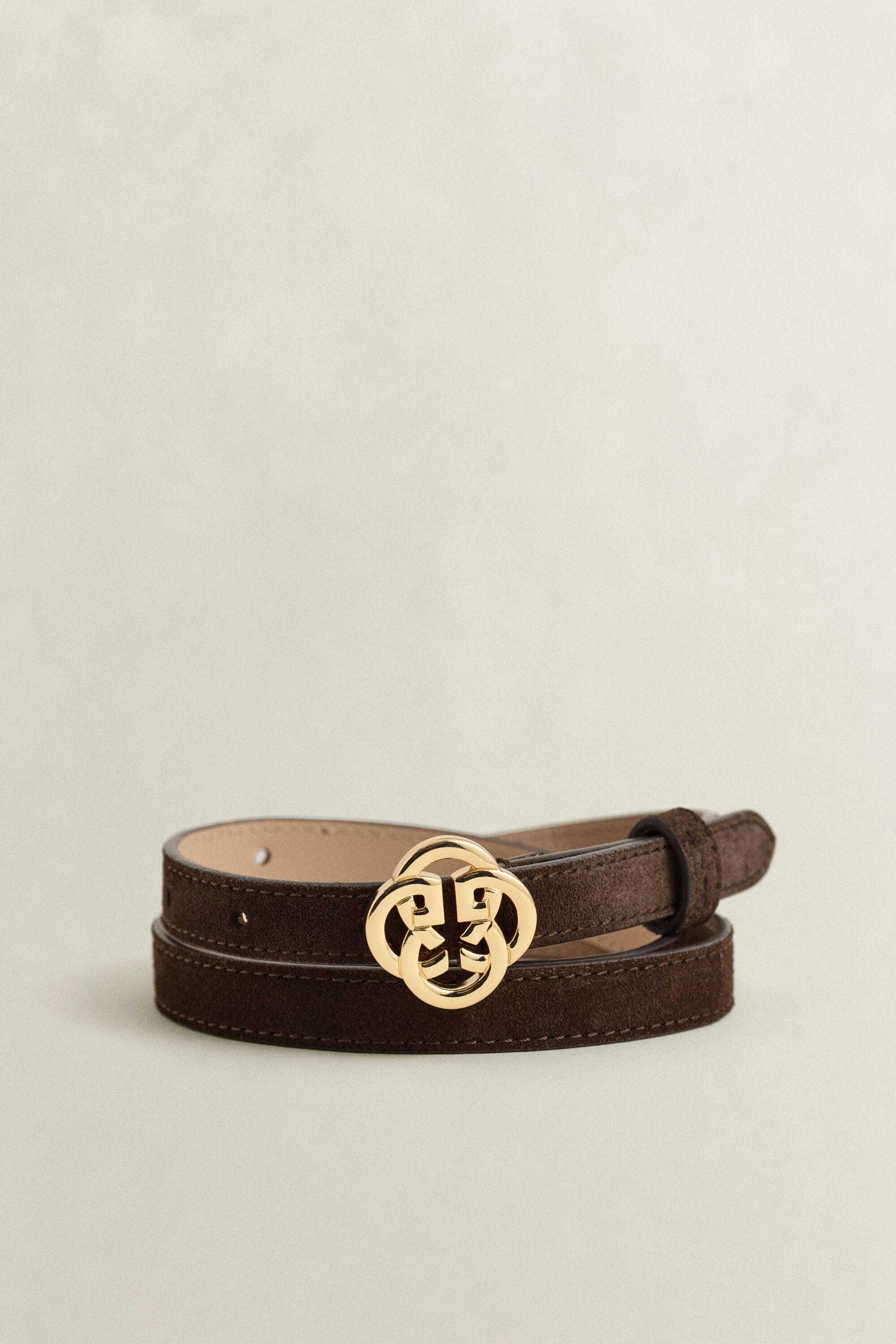 Monogram Gürtel aus Veloursleder