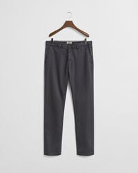 Slim Fit Dobby Chinohose mit Struktur