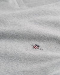 Slim Fit Shield T-Shirt mit V-Ausschnitt