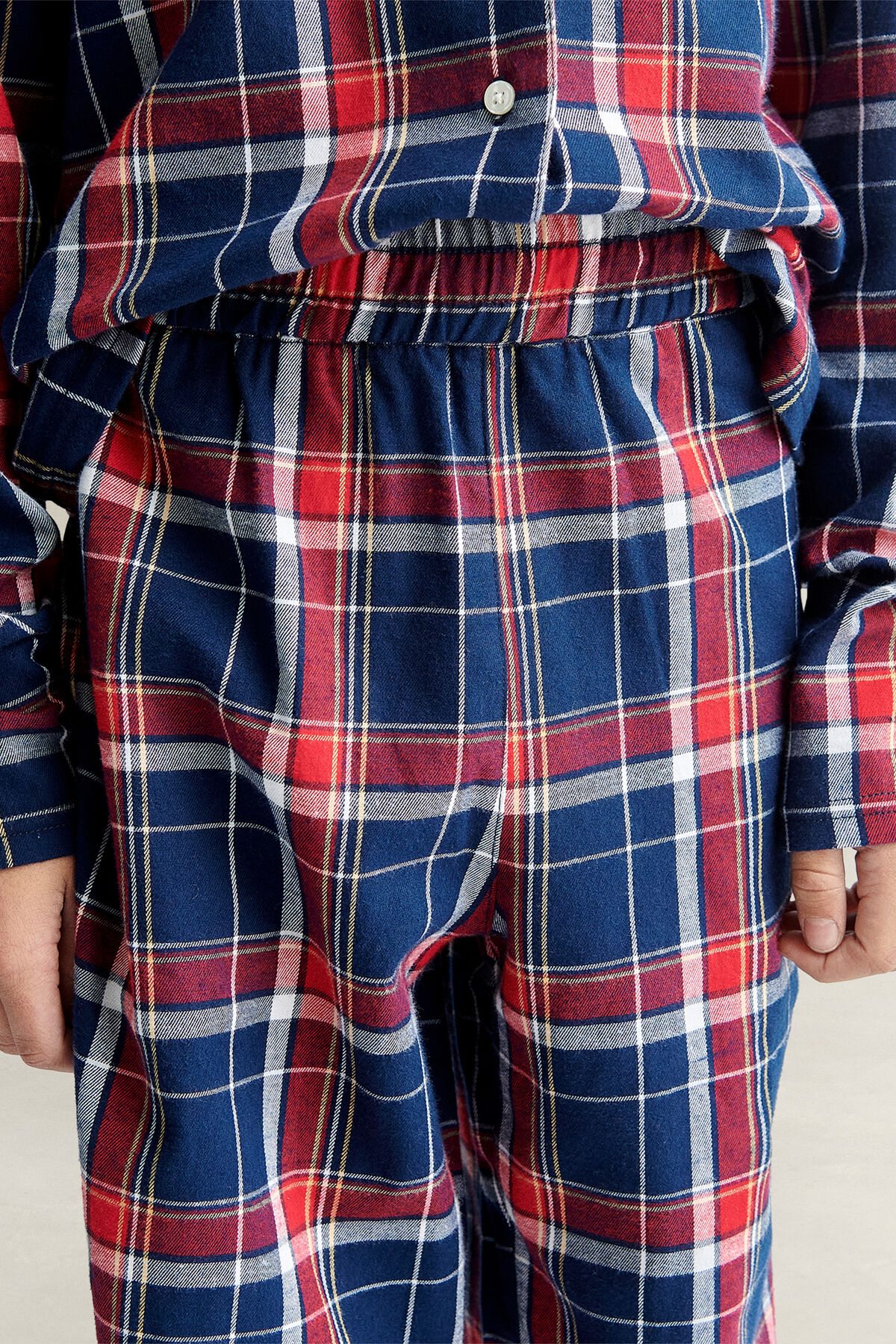 Teen Boys Flanellpyjama — EVENING BLUE