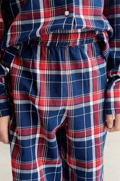 Teen Boys Flanellpyjama — EVENING BLUE 6