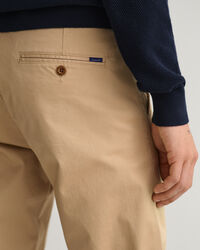 Hallden Slim Fit Twill Chinohose