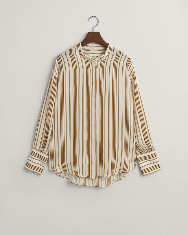 Relaxed Fit Bluse mit Streifen