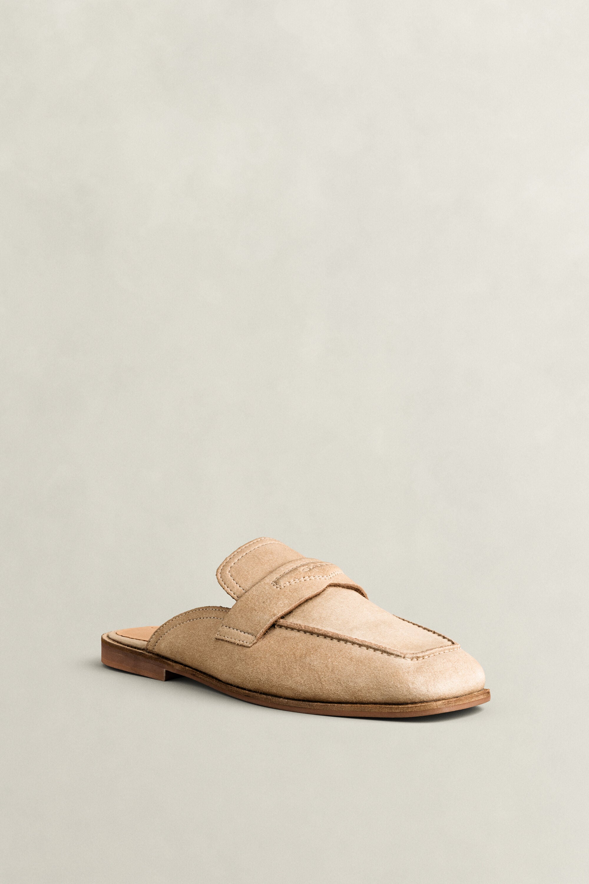 Gimble Suede Mules — SOFT OAT