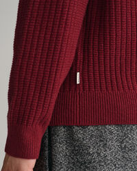 Strukturierter Rollkragenpullover