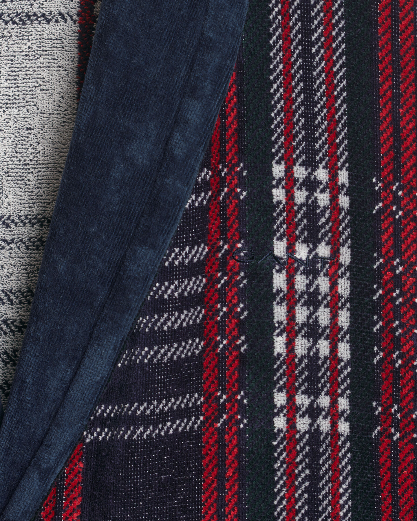 Holiday Bademantel mit Karomuster