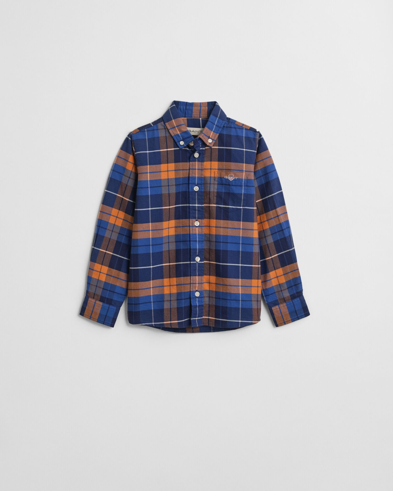 Kids Shield Oxford-Hemd mit Karomuster