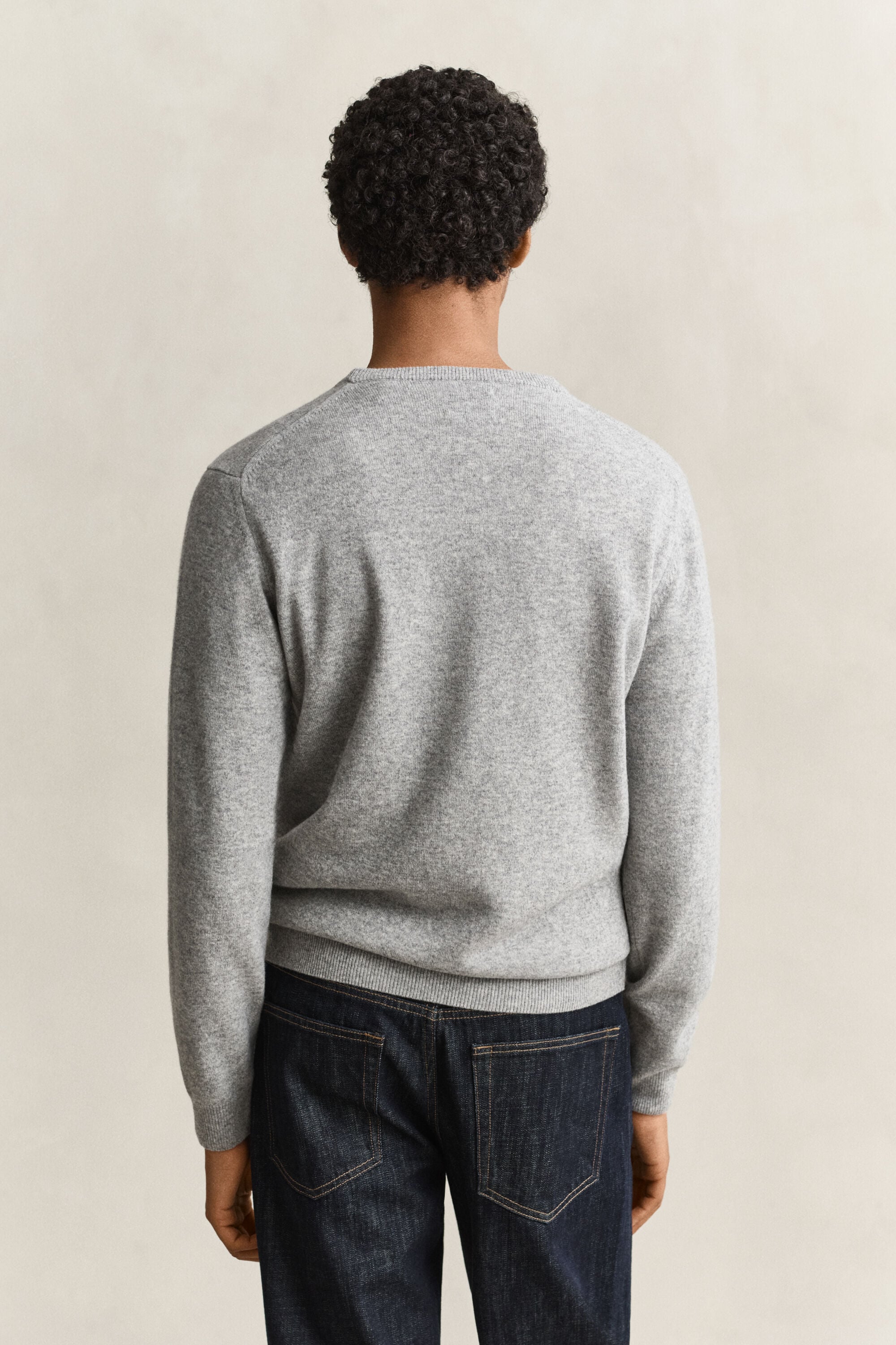 Rundhalspullover aus Lambswool