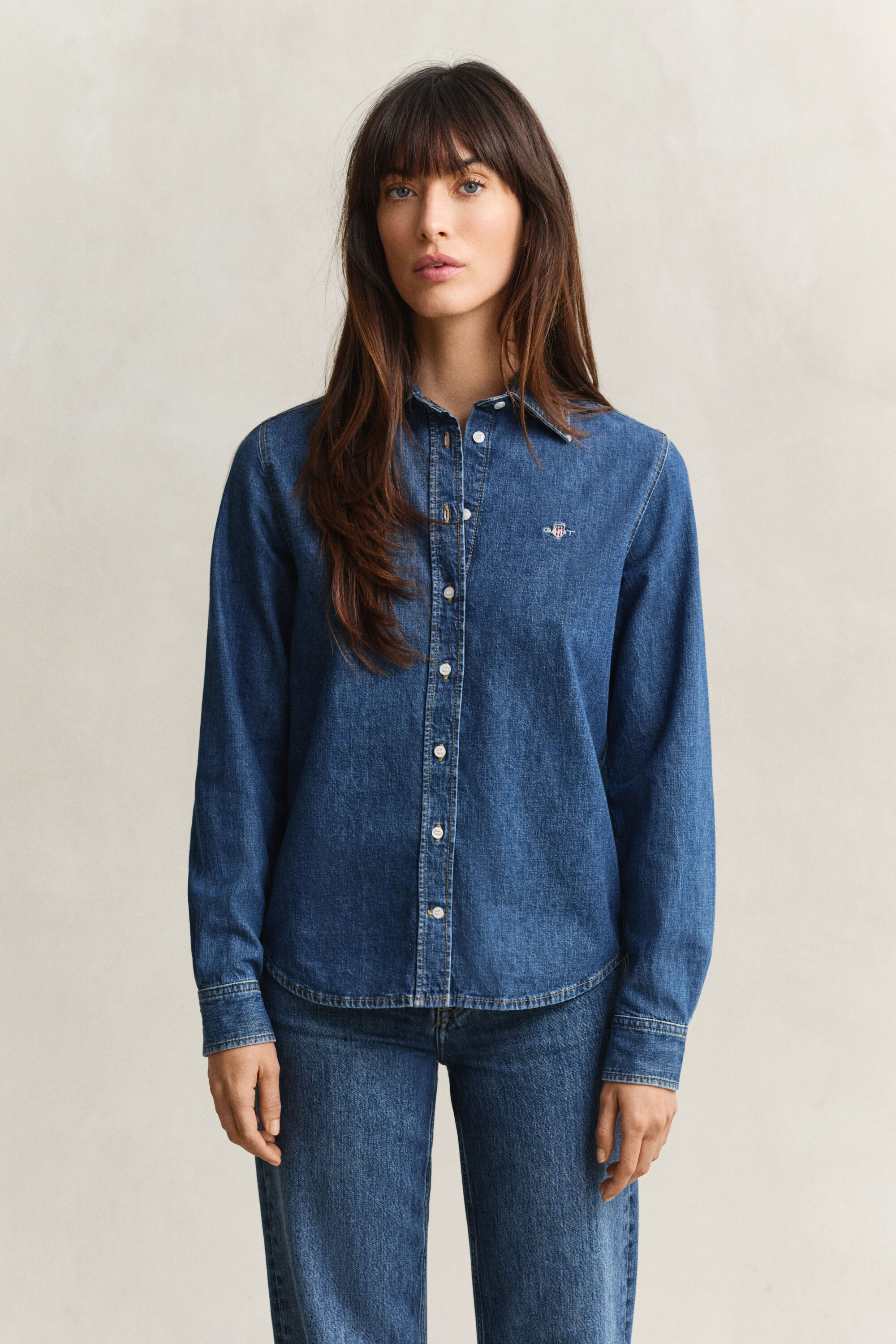 Jeansbluse