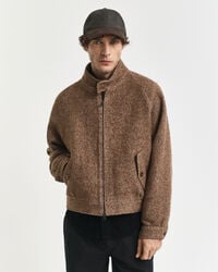 Harrington Jacke aus Wolle