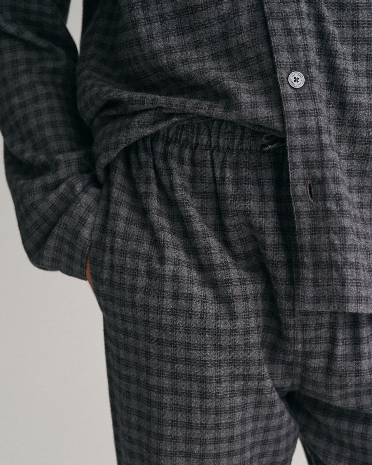 Flanellpyjama mit Hemd & Hose in Geschenkbox