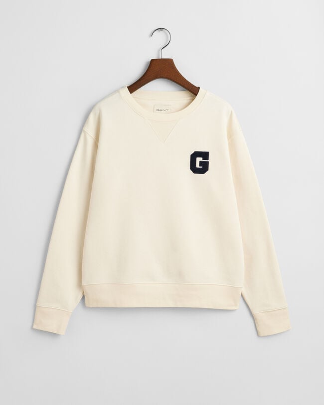 G Badge Rundhals-Sweatshirt