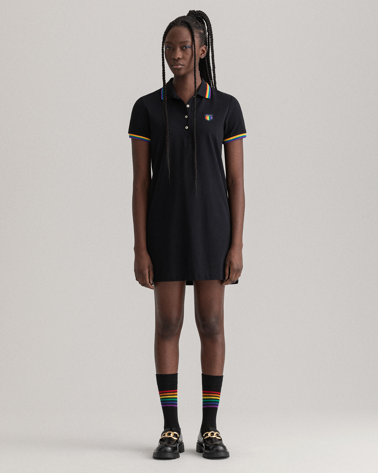 Pride Piqu&eacute;-Polokleid