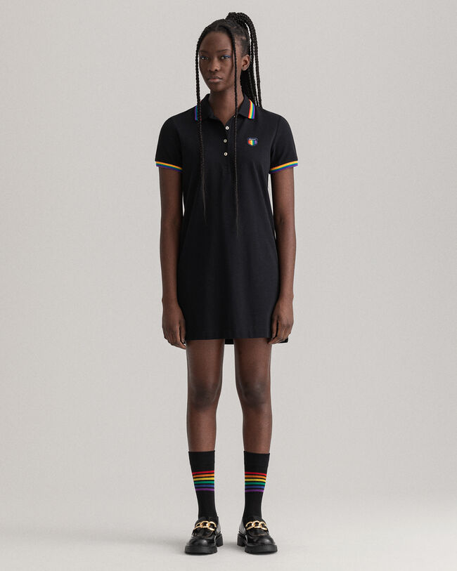 Pride Piqu&eacute;-Polokleid