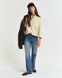 Oversized Fit Oxford-Bluse
