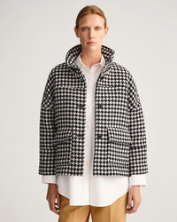 Verk&uuml;rzte Houndstooth Jacke