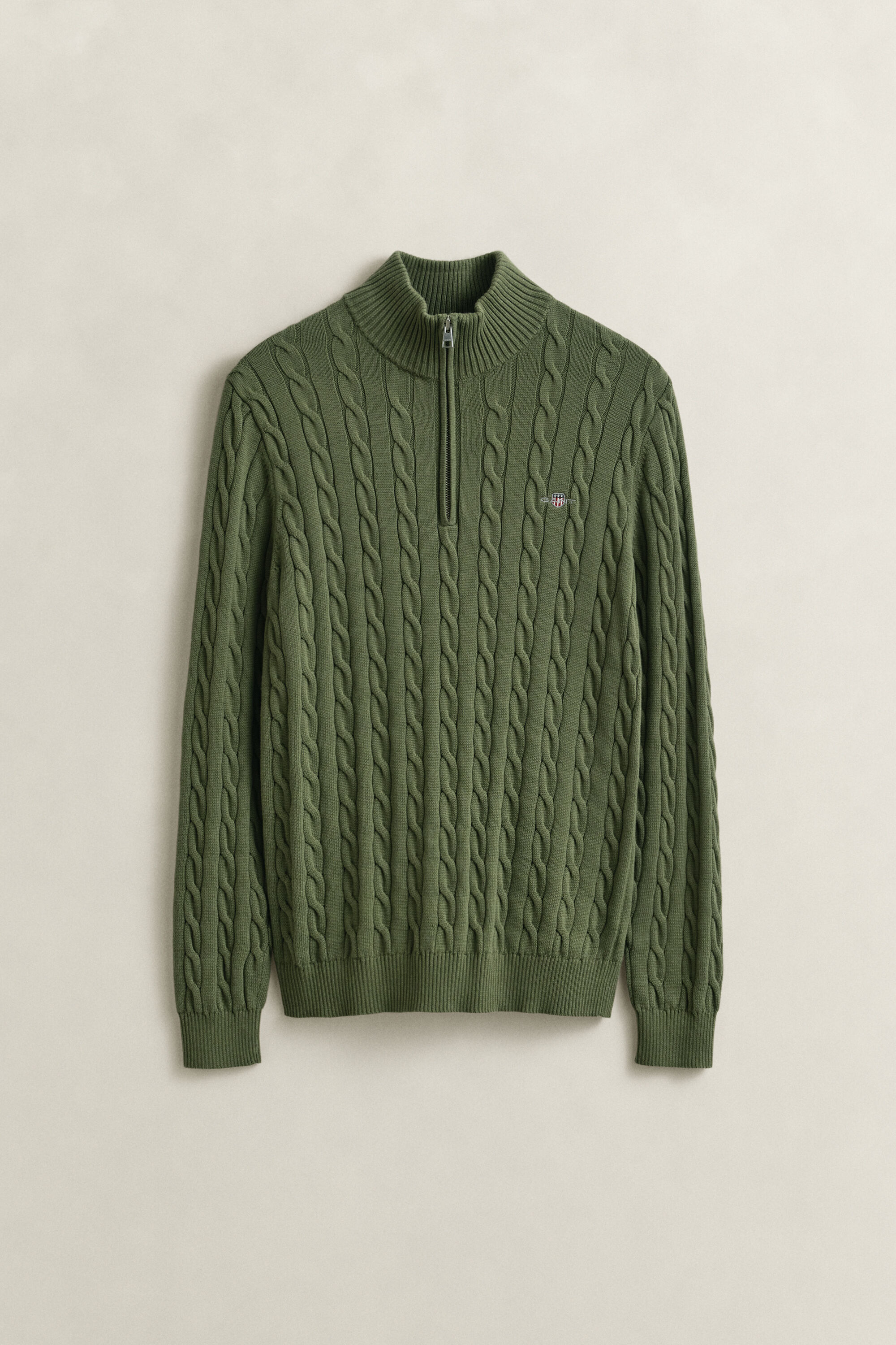 Zopfstrick Troyer aus Baumwolle