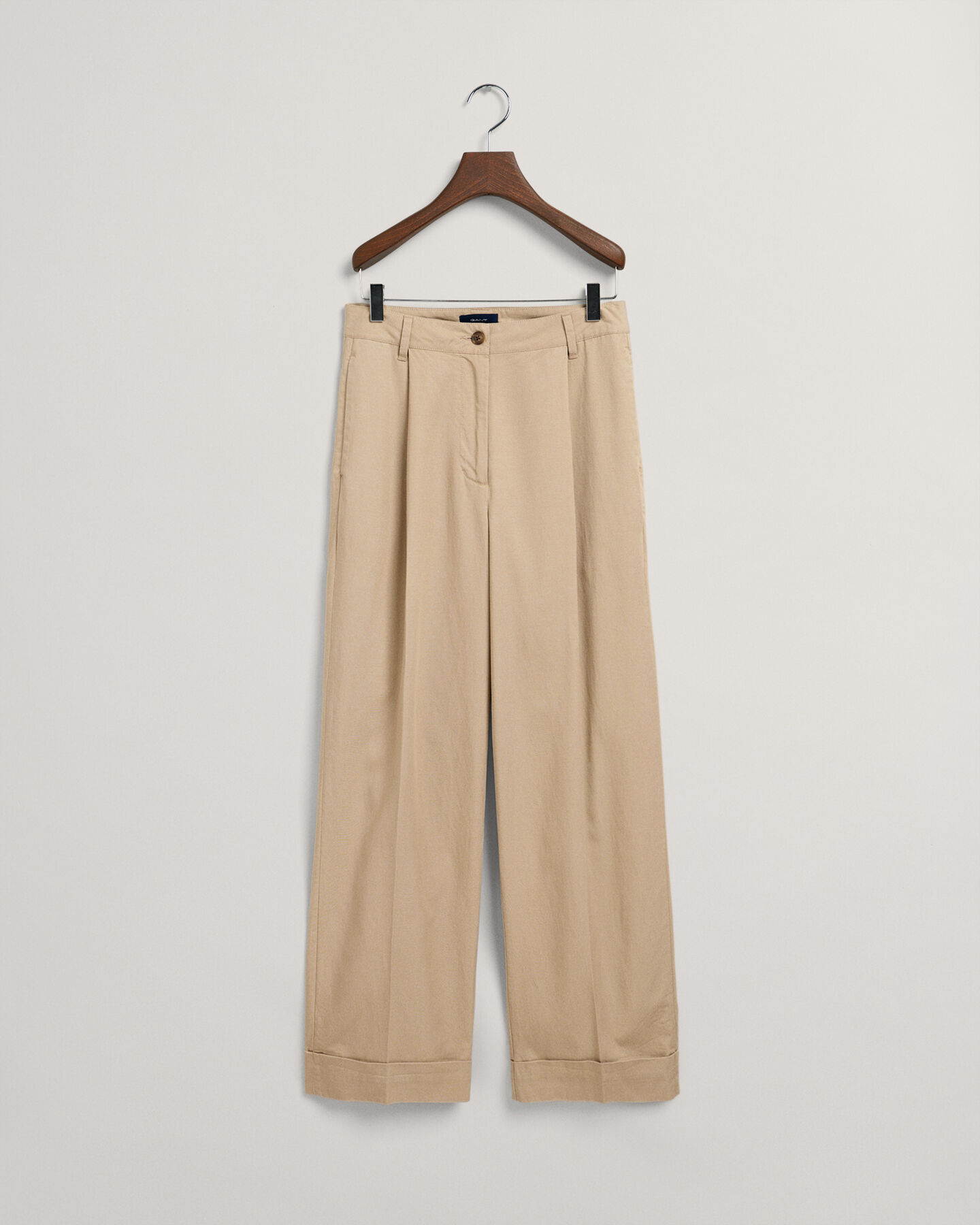 Relaxed Fit Chinohose mit Saumaufschlag