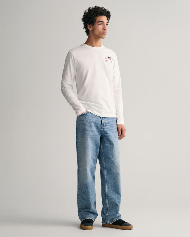 Medium Archive Shield Langarm-T-Shirt