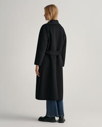 Handgen&auml;hter Mantel mit G&uuml;rtel