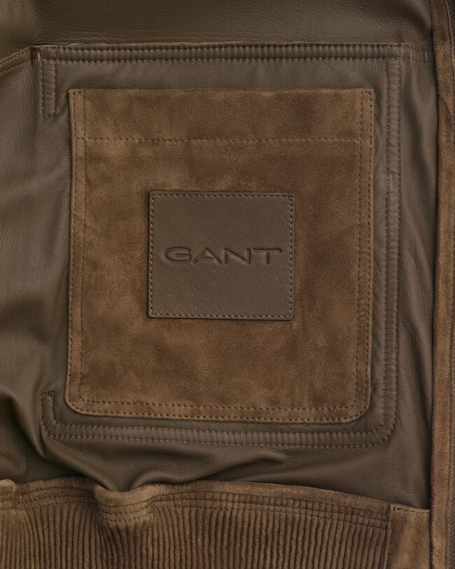 Fliegerjacke aus Veloursleder