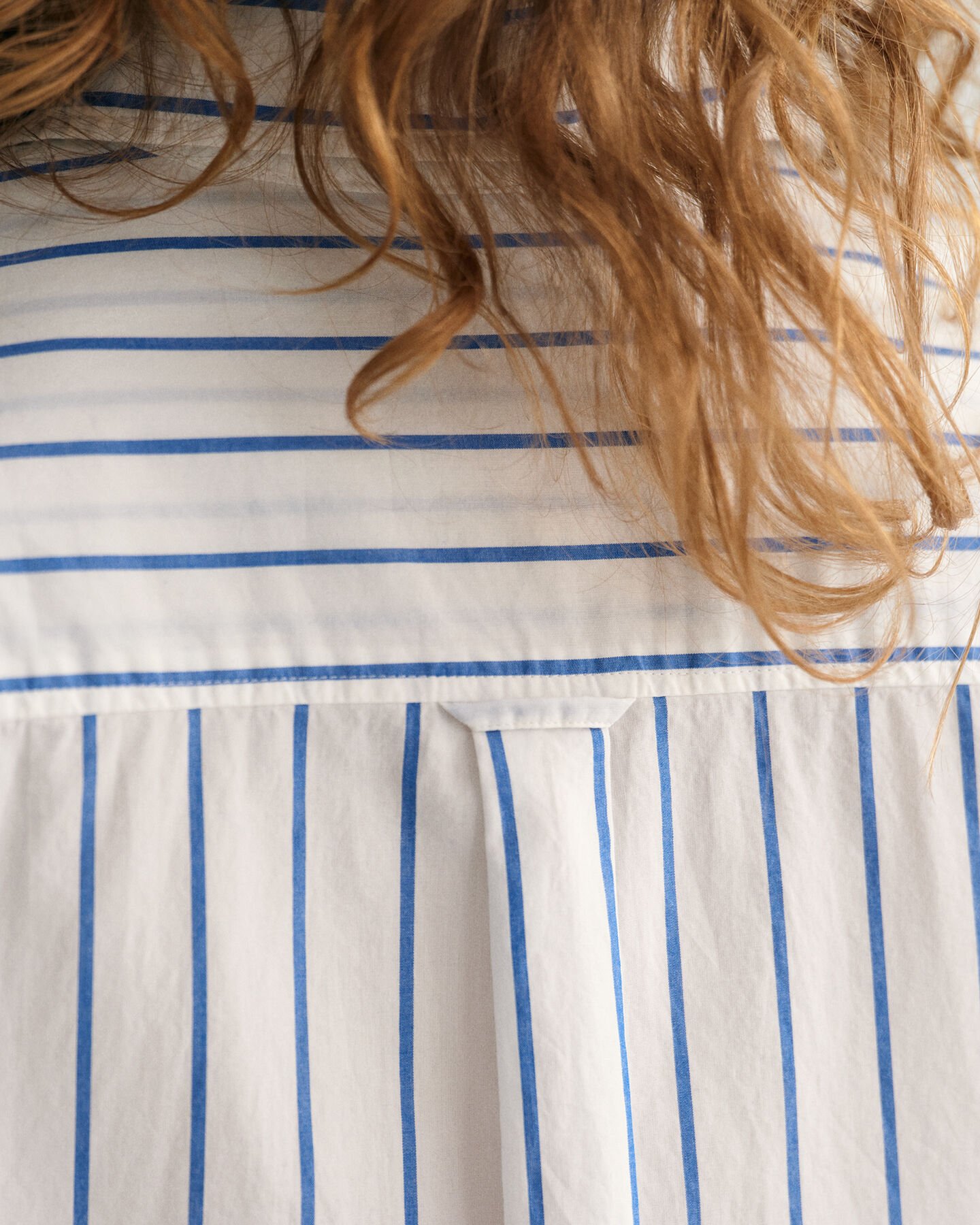 Oversized Bluse mit Streifen