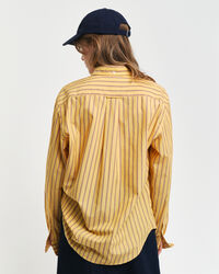 Regular Fit Popeline Bluse mit Streifen