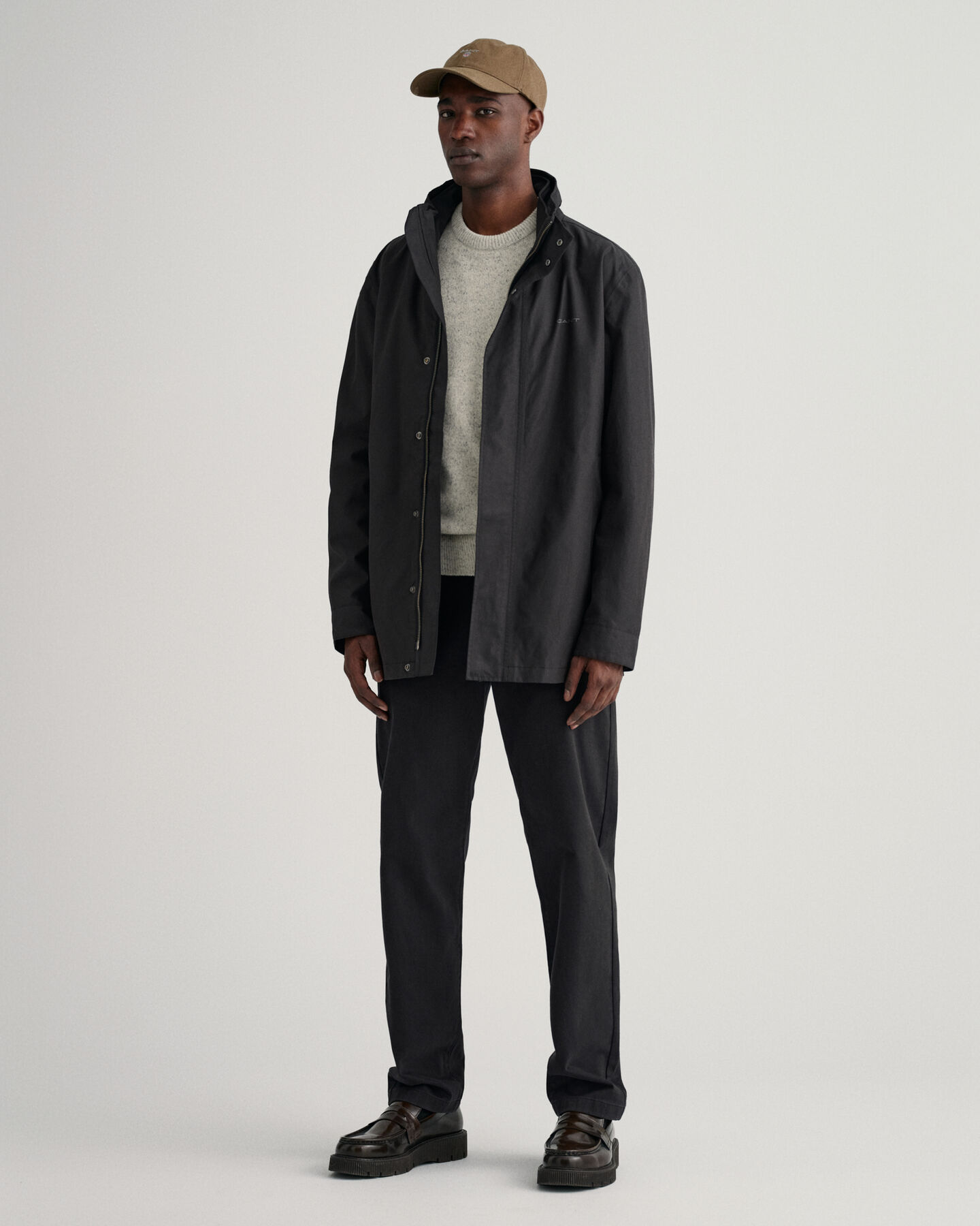 Neps Melange Rundhalspullover