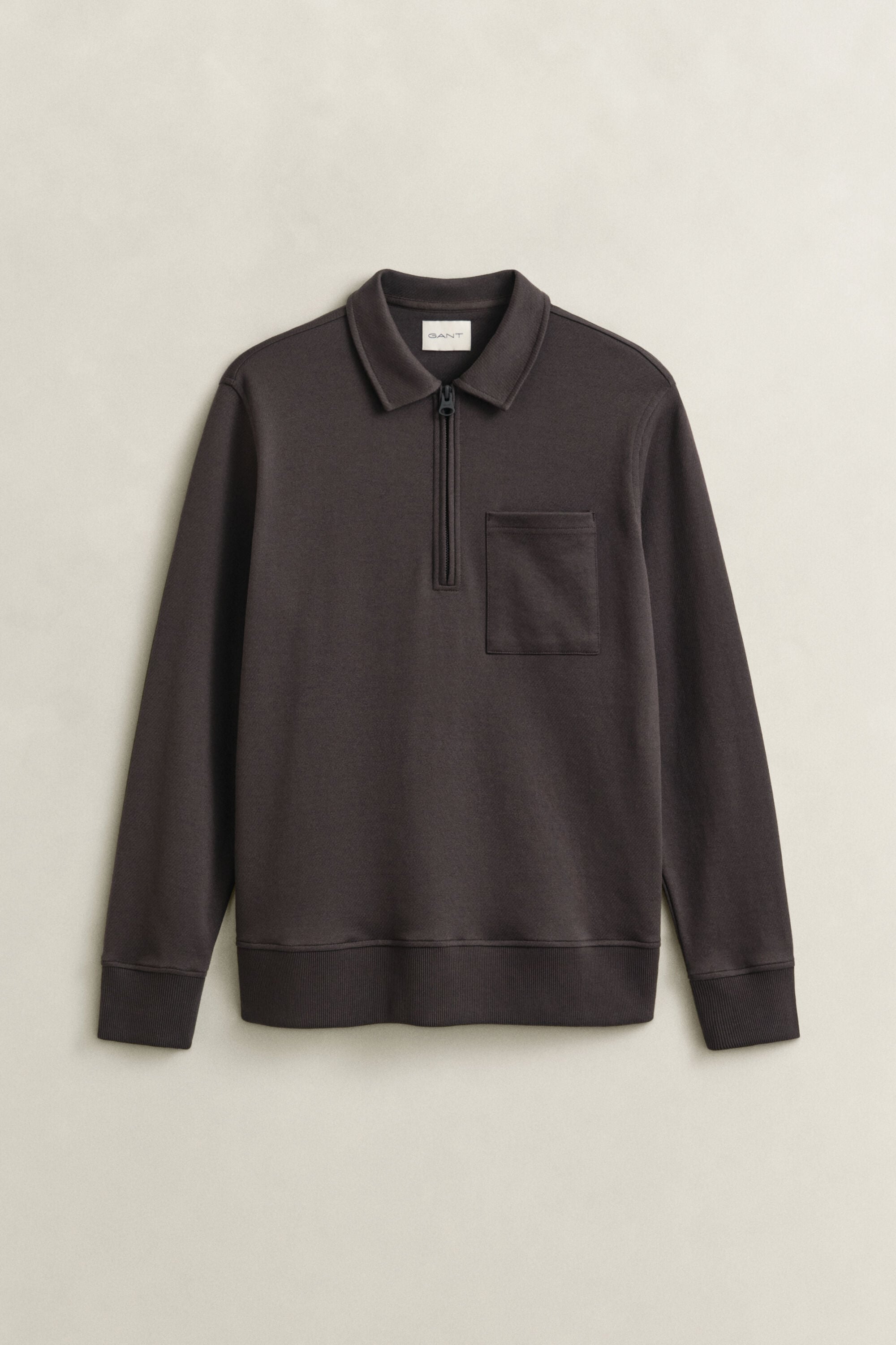 Sweatshirt mit halblangem Reißverschluss