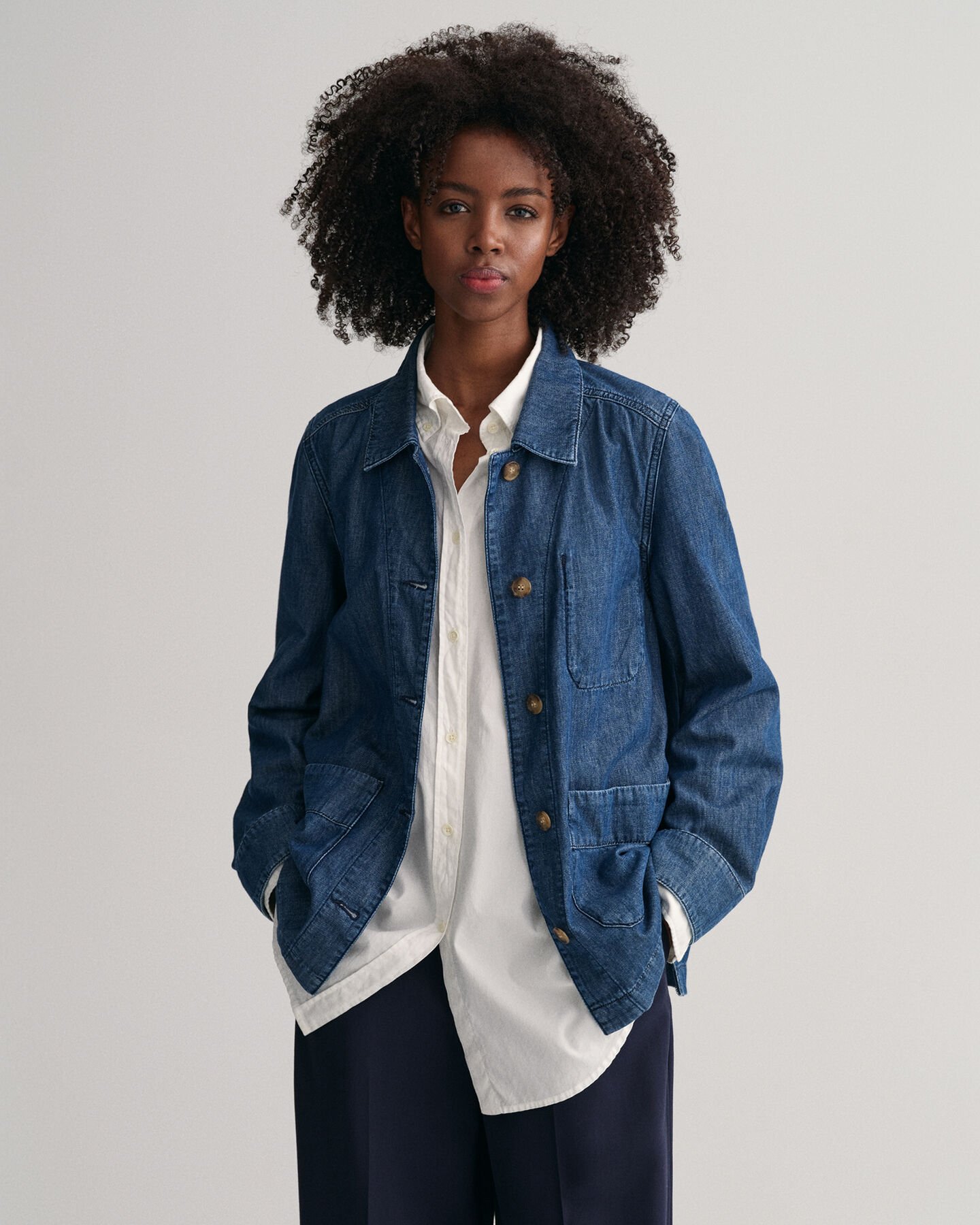 Chambray Hemdjacke