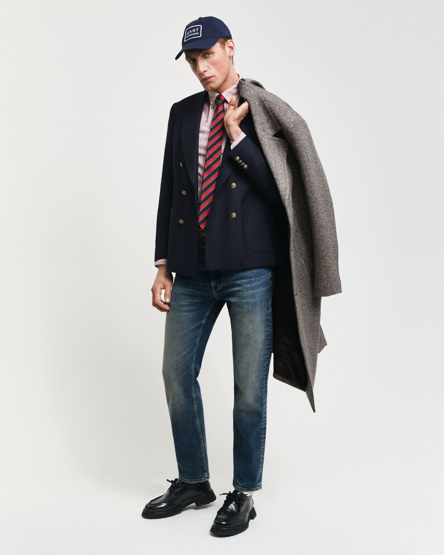 Regular Fit Classic Oxford-Hemd mit Streifen