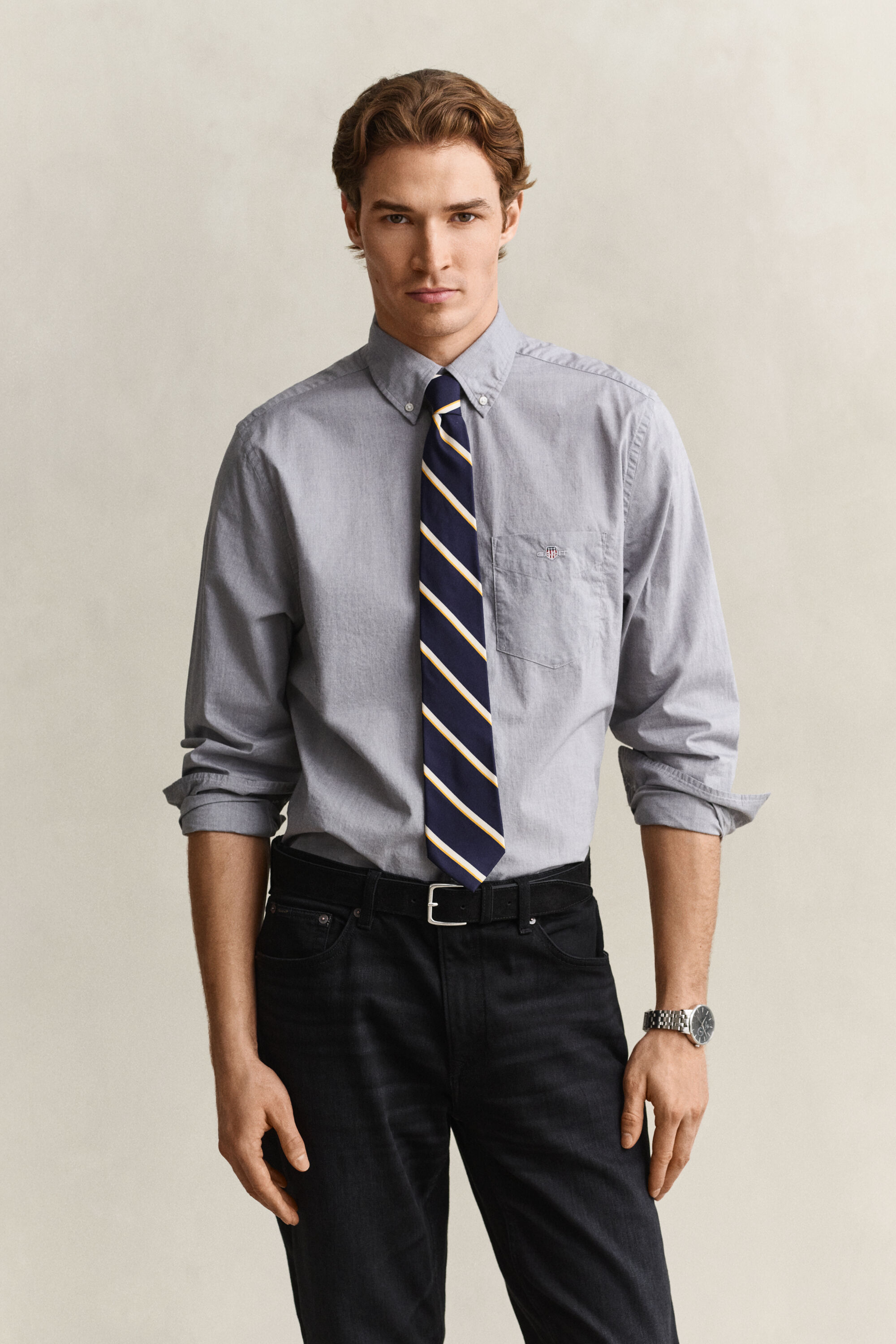 Regular Fit Classic Popeline Hemd