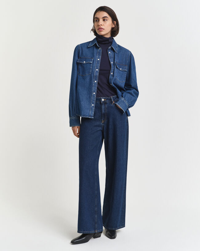 Leichter Rollkragenpullover aus Baumwolle