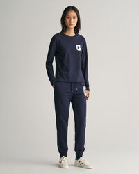 G Rundhals-Langarmshirt