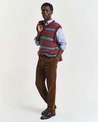 Angerauter Fair Isle Pullunder