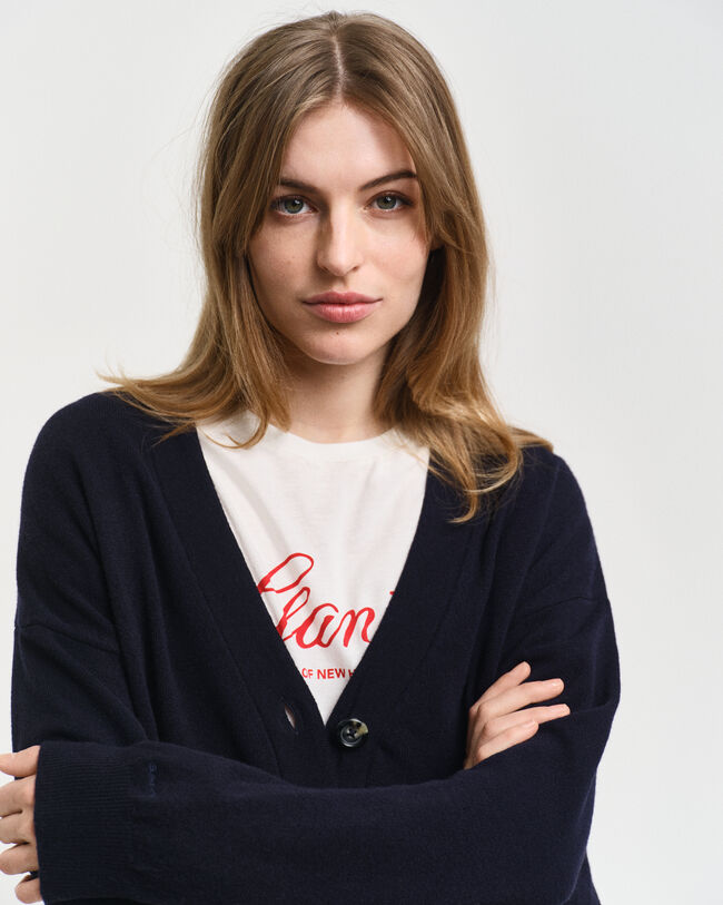 Strickjacke aus Super Fine Lambswool