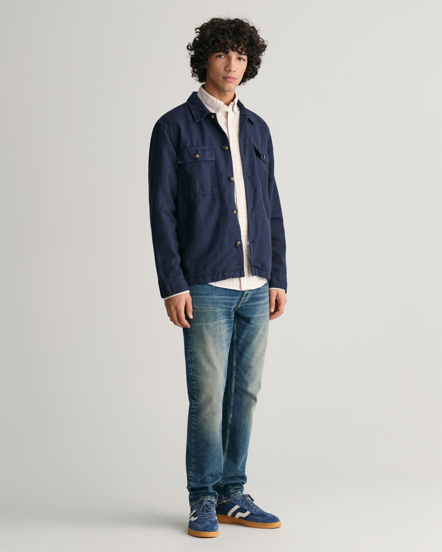 Regular Fit Tattersall Archive Oxford-Hemd