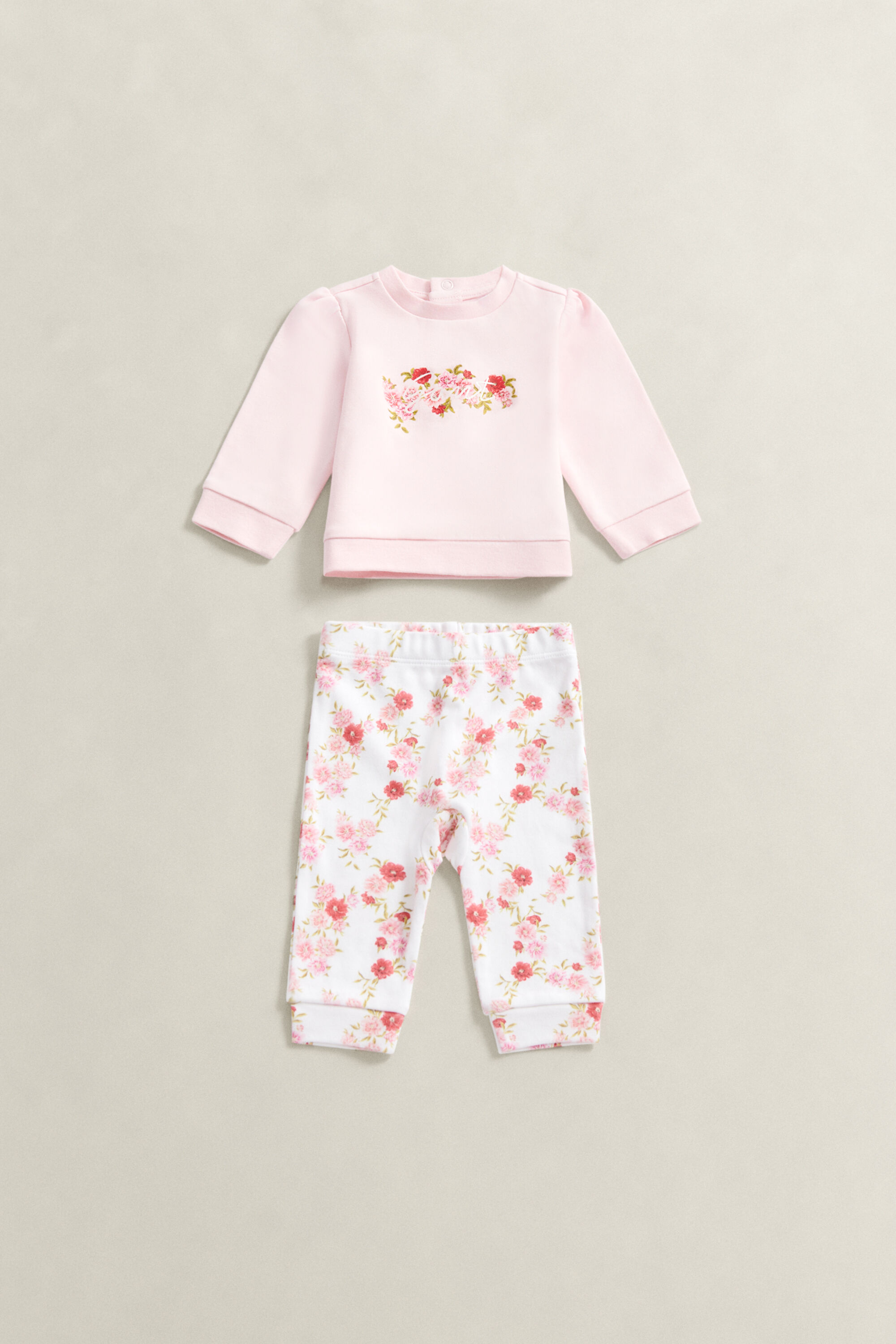 Baby Girls Set mit Sweatshirt und Leggings