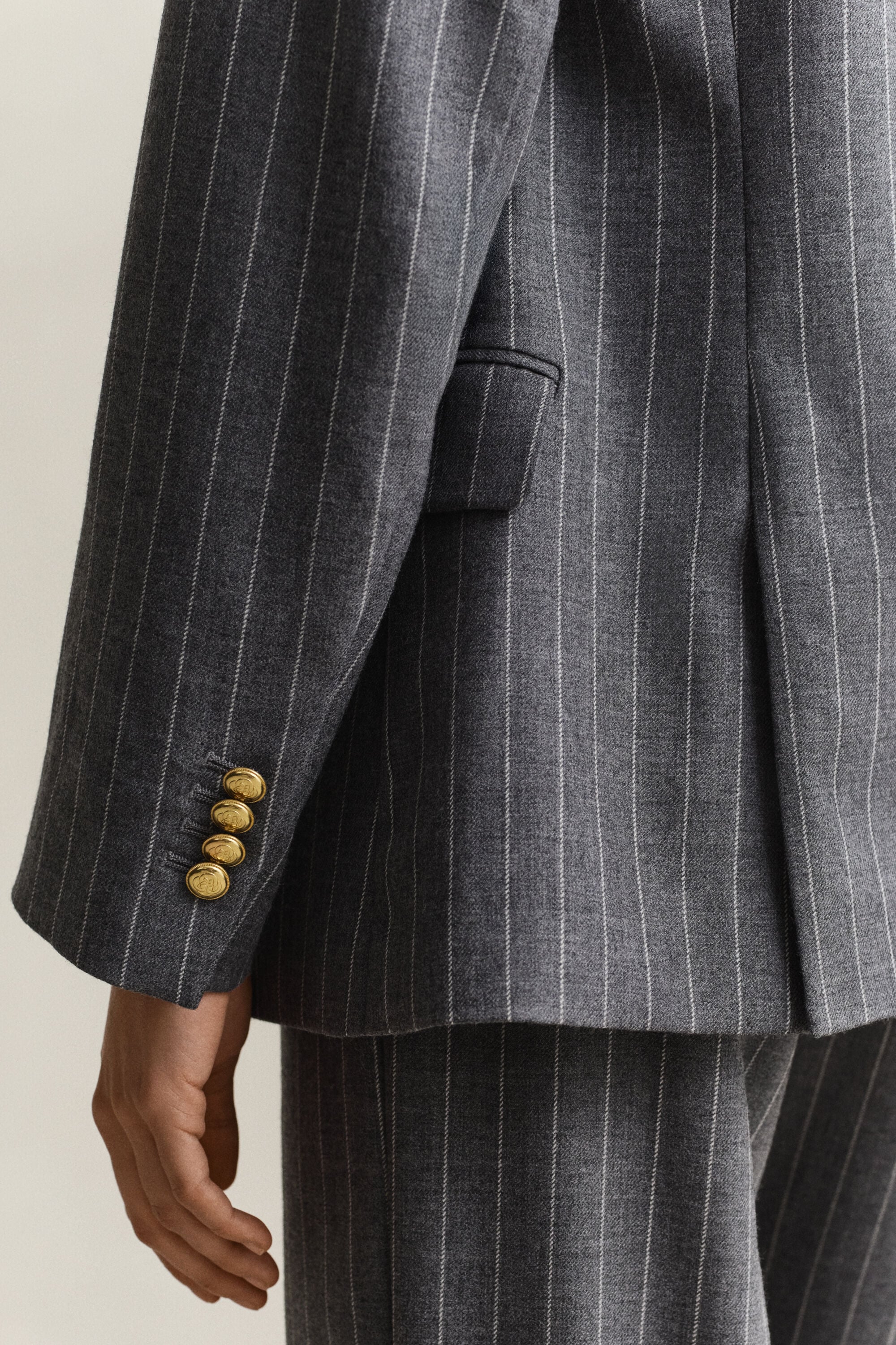 Pinstripe Club Blazer