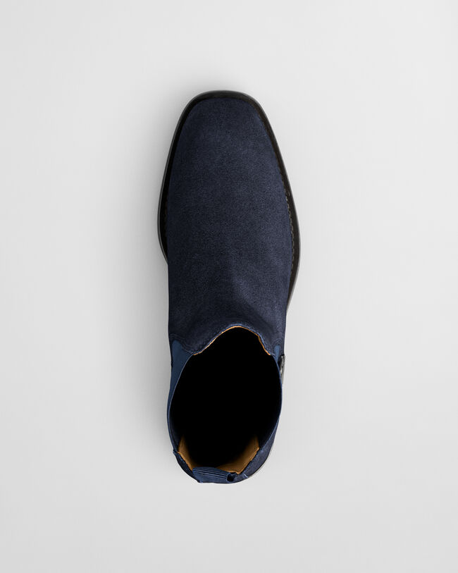 Fayy Chelsea Boot aus Veloursleder