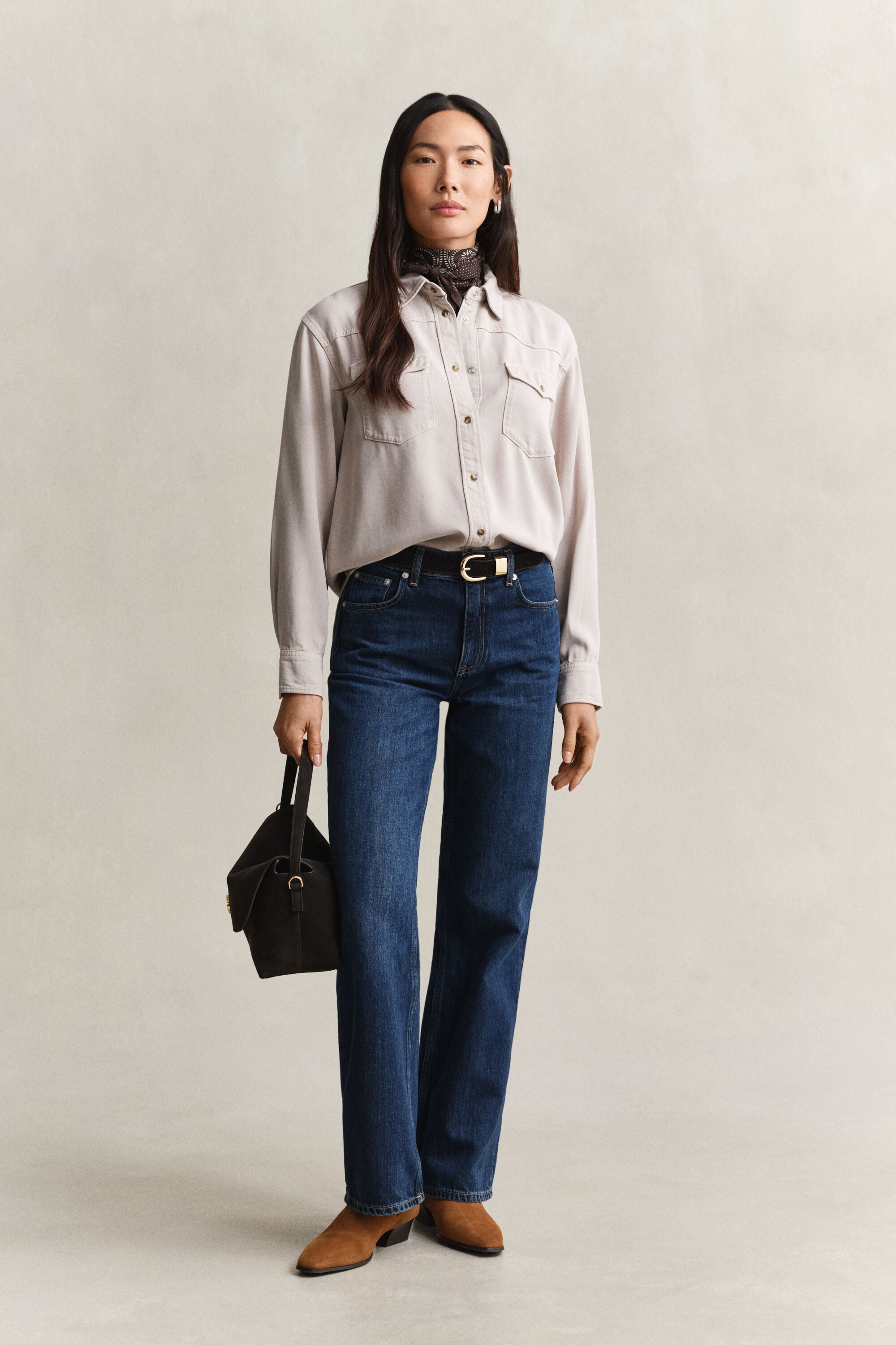 Ranger Bluse aus Denim-Twill
