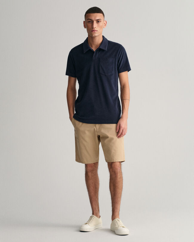Terry Cloth Piqué Poloshirt