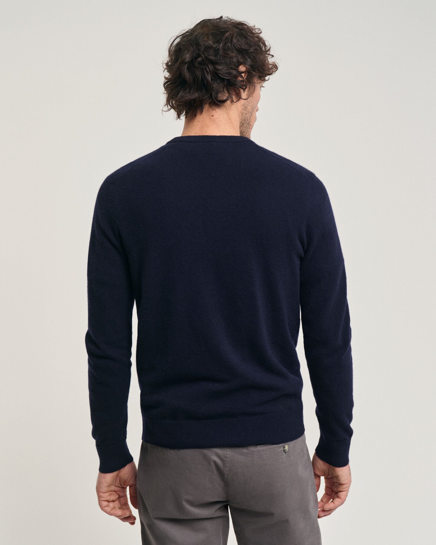 Seasonal Essential Rundhalspullover aus Extra Fine Lambswool