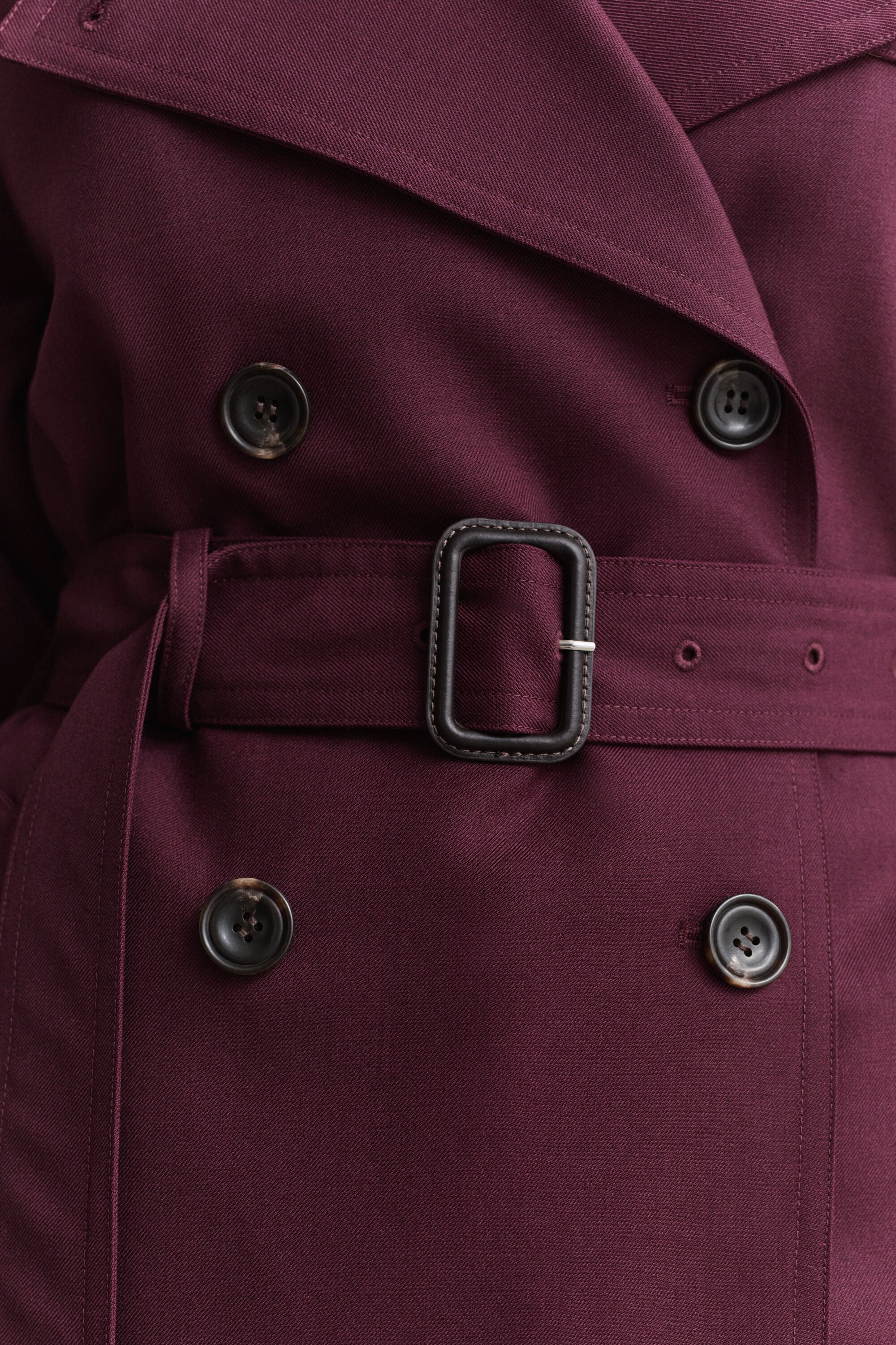 Trenchcoat aus Wollgemisch
