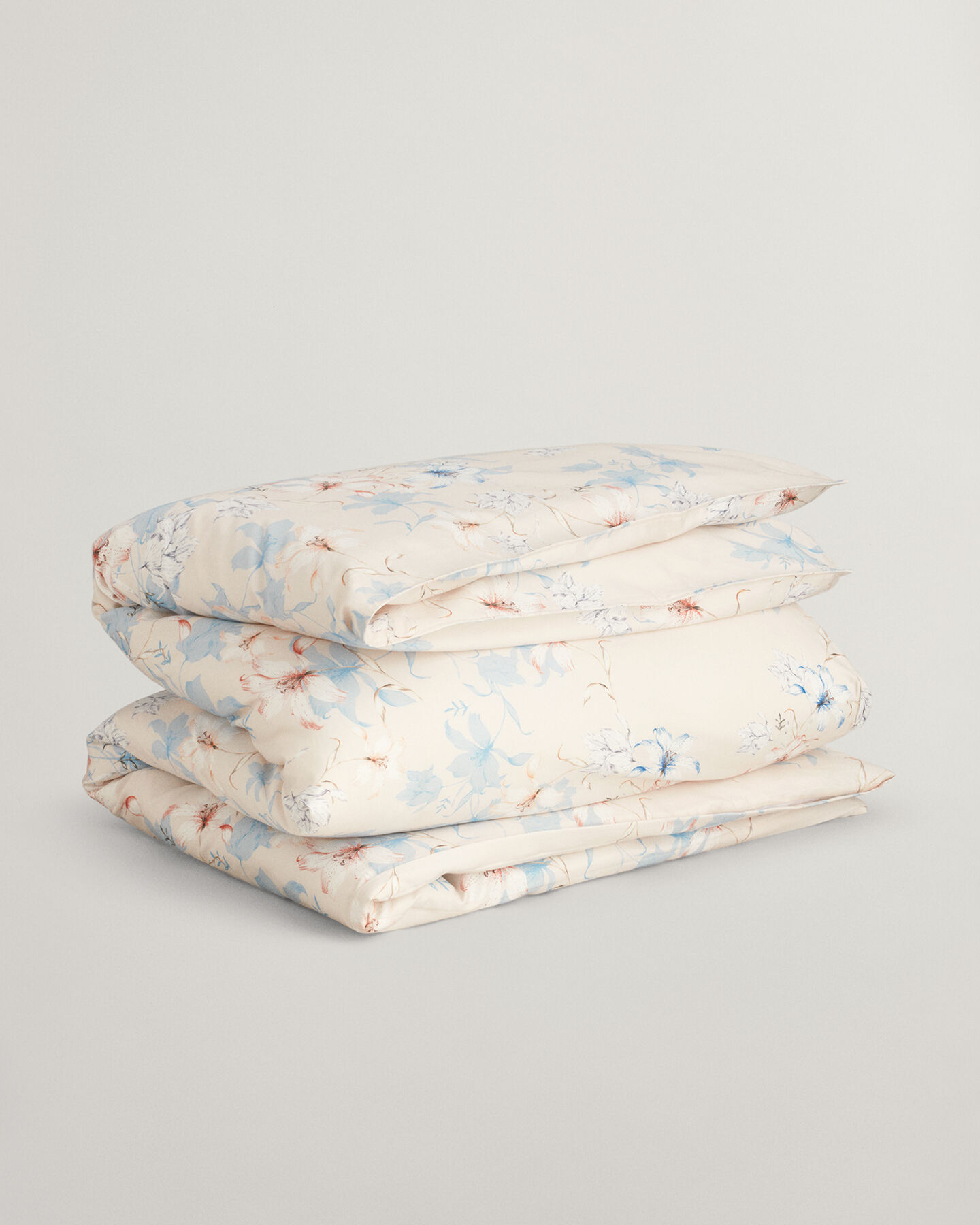 Doppelbettbezug mit Blumen-Print