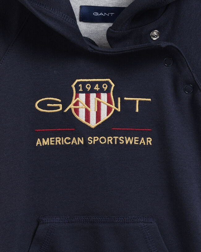 Baby Strampler mit Kapuze