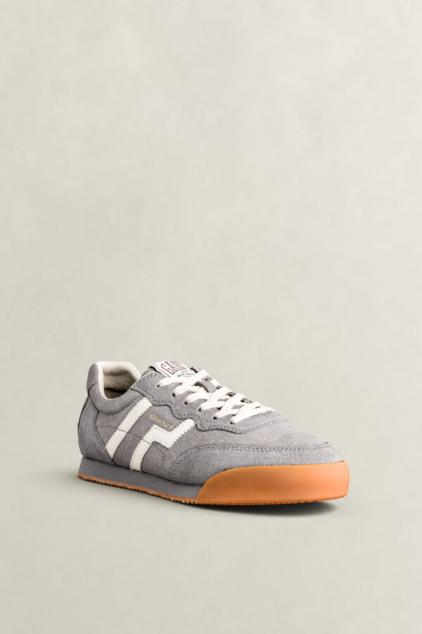 Beylana Suede Sneakers — CONCRETE GREY