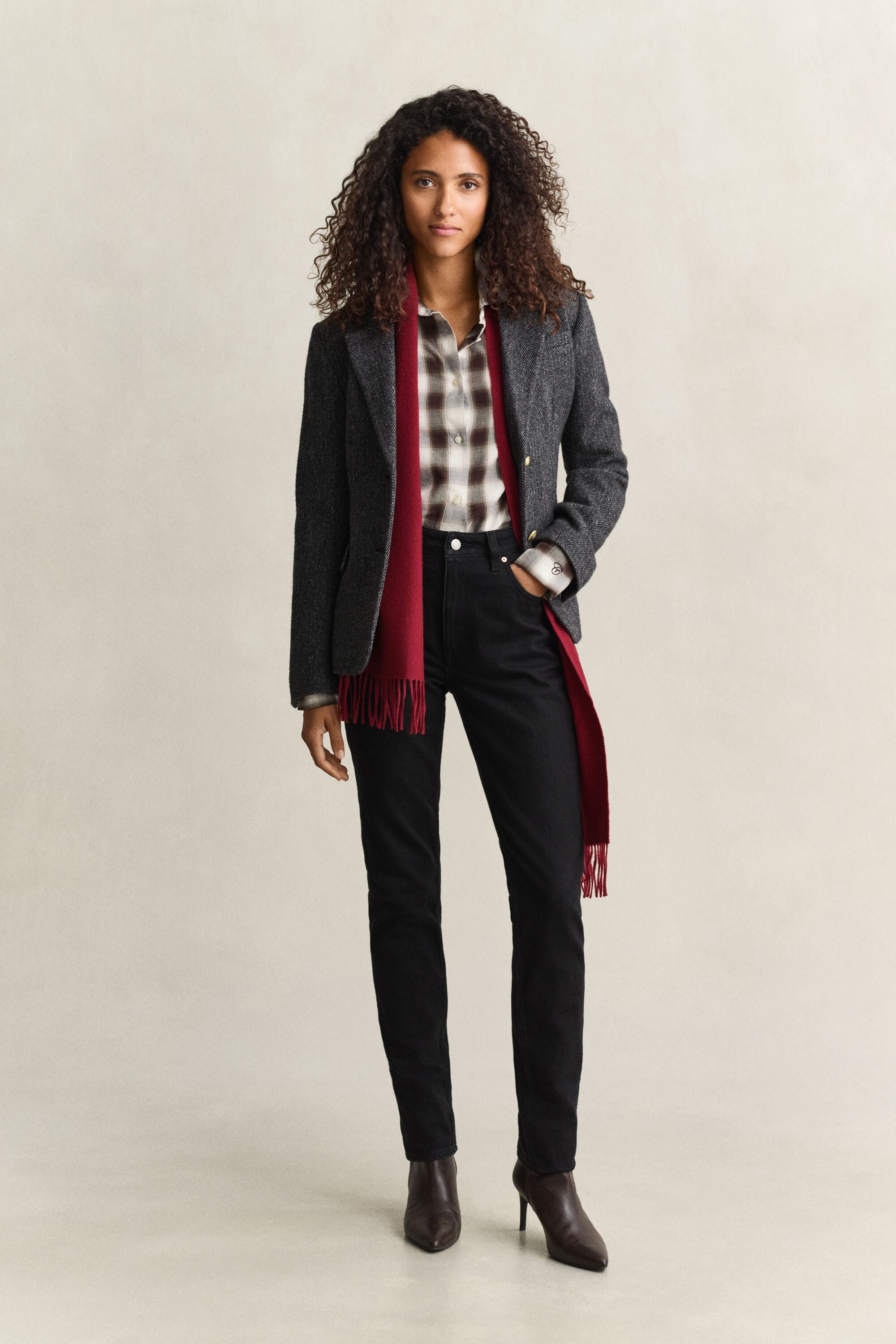 Regular Fit Flanellbluse
