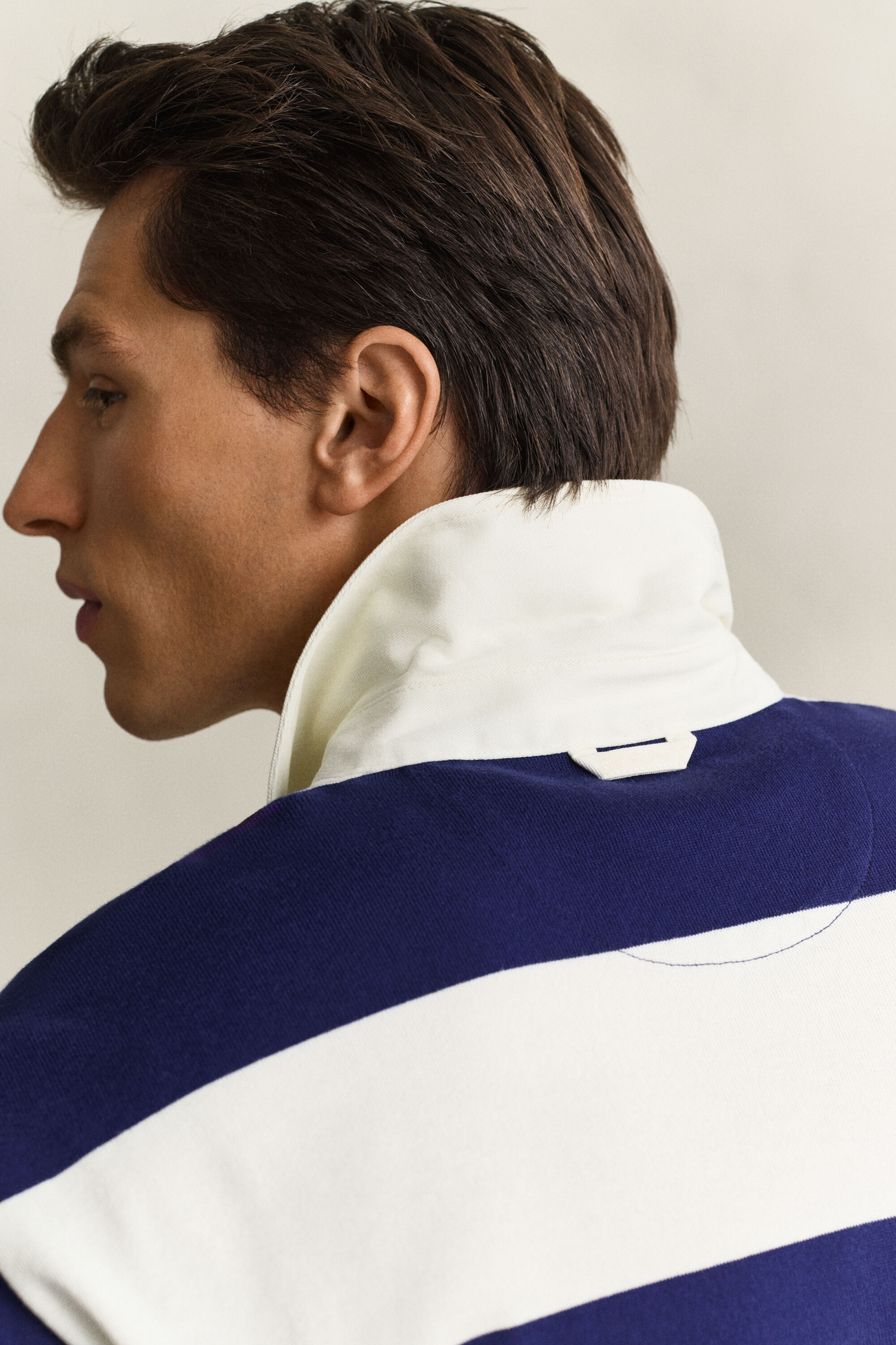 Gant x Yale Heavy Rugger mit Streifen